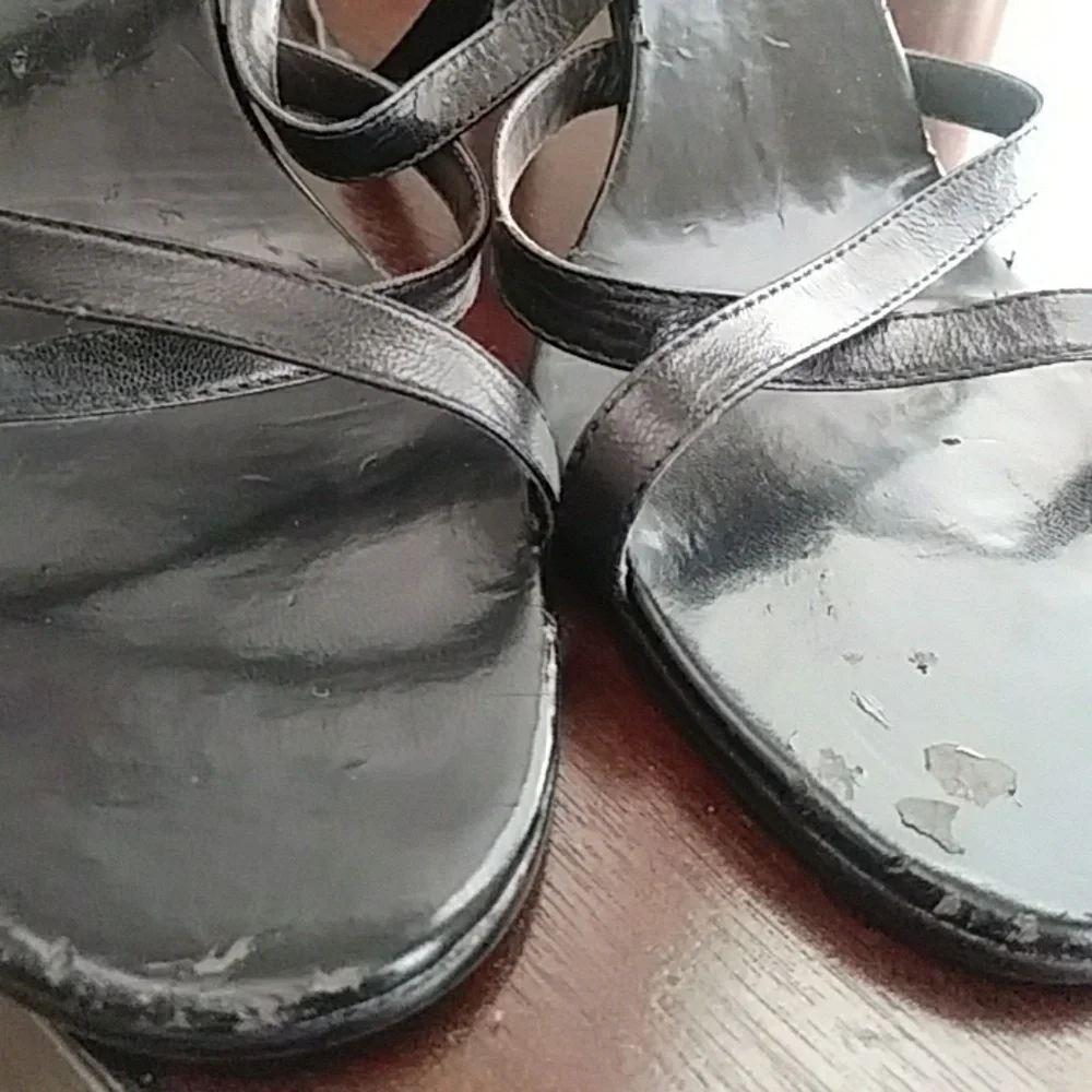 Black nine west 8.5 heels